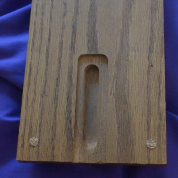 Gold Color Metal Cribbage Board on Wood Base Made in Canada - Picture 6 of 14